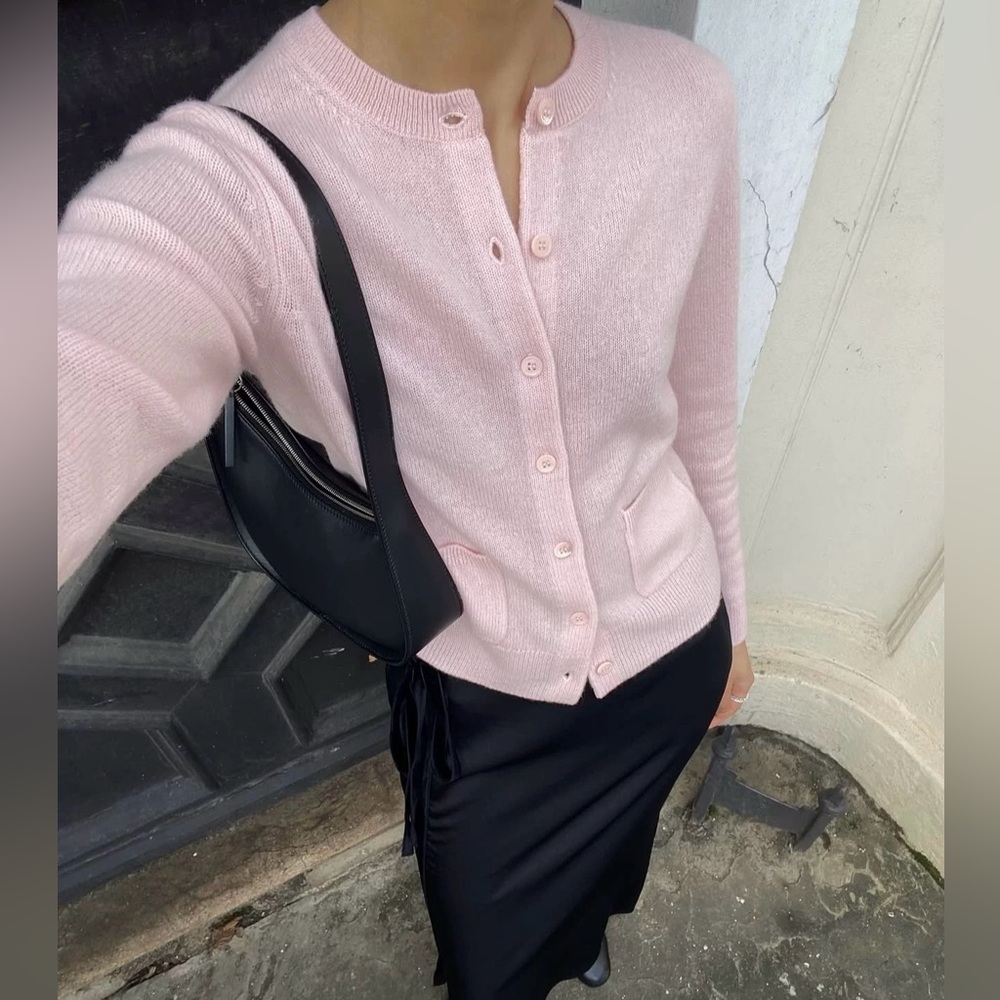 NWOT DÔEN Freya crewneck cardigan - Picture 8 of 12